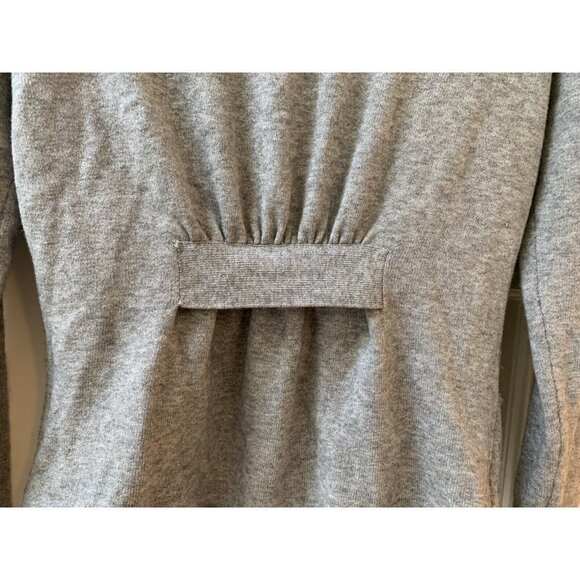Title Nine Sweater Jacket Wool Cotton Blend Gray Full Zip Mock Neck Cardigan S - Picture 5 of 10